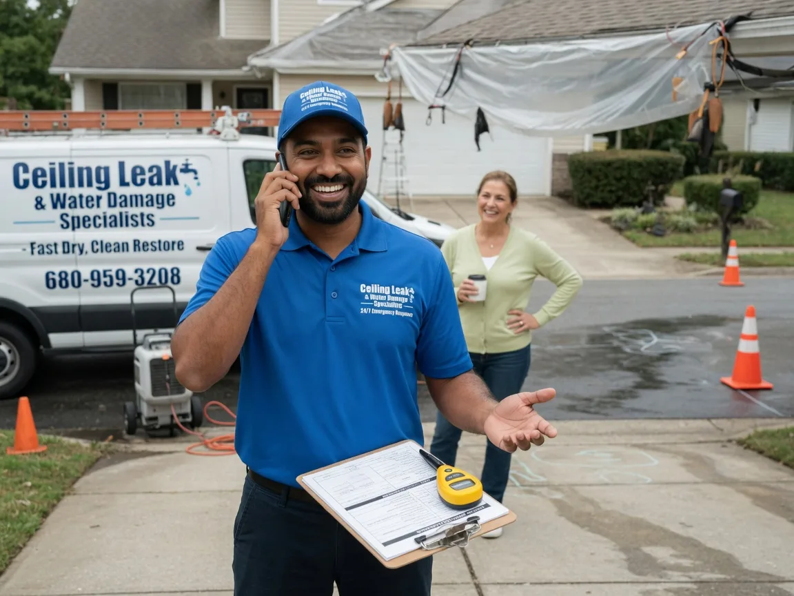 Ceiling Leak Cleanup La Vernia, TX FAQs